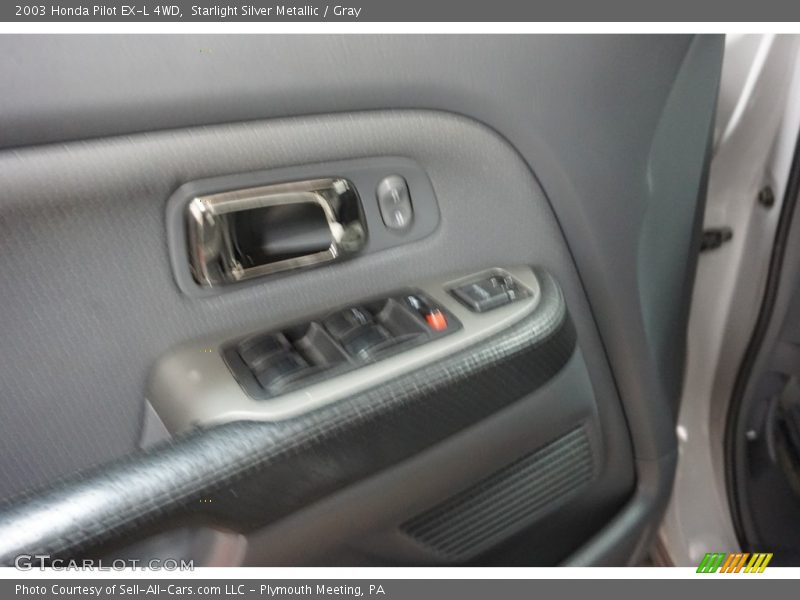 Starlight Silver Metallic / Gray 2003 Honda Pilot EX-L 4WD