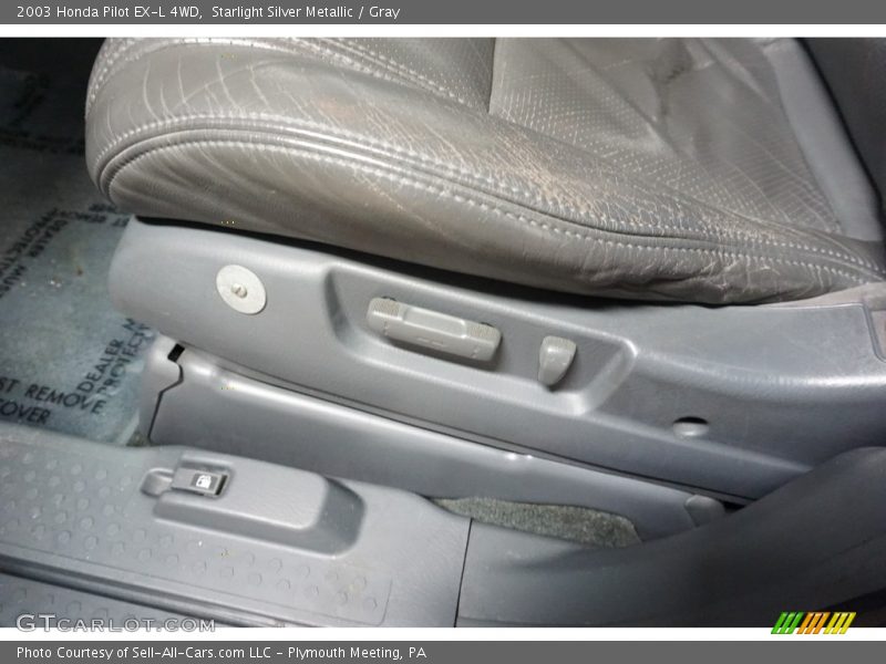 Starlight Silver Metallic / Gray 2003 Honda Pilot EX-L 4WD