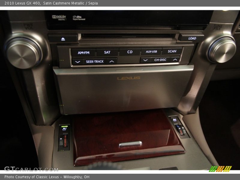 Satin Cashmere Metallic / Sepia 2010 Lexus GX 460