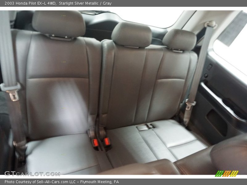 Starlight Silver Metallic / Gray 2003 Honda Pilot EX-L 4WD