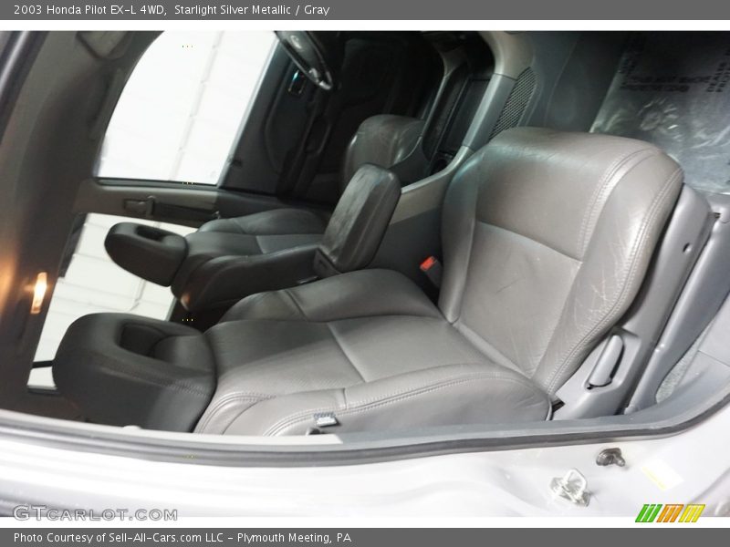 Starlight Silver Metallic / Gray 2003 Honda Pilot EX-L 4WD