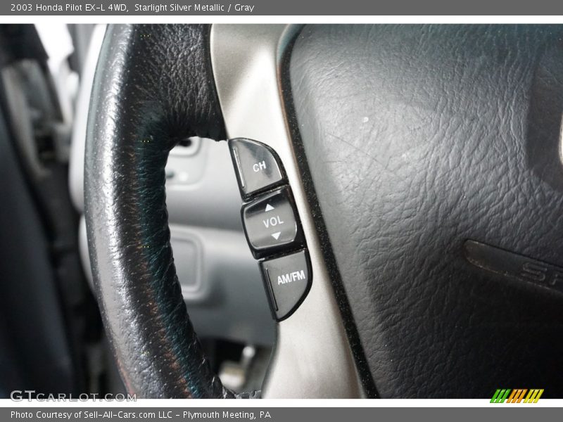 Starlight Silver Metallic / Gray 2003 Honda Pilot EX-L 4WD