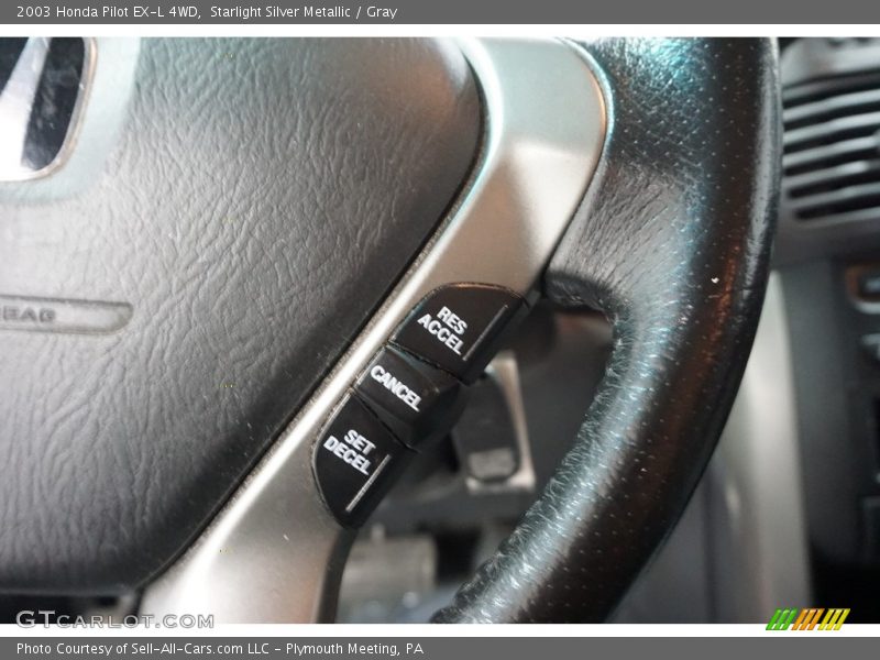 Starlight Silver Metallic / Gray 2003 Honda Pilot EX-L 4WD