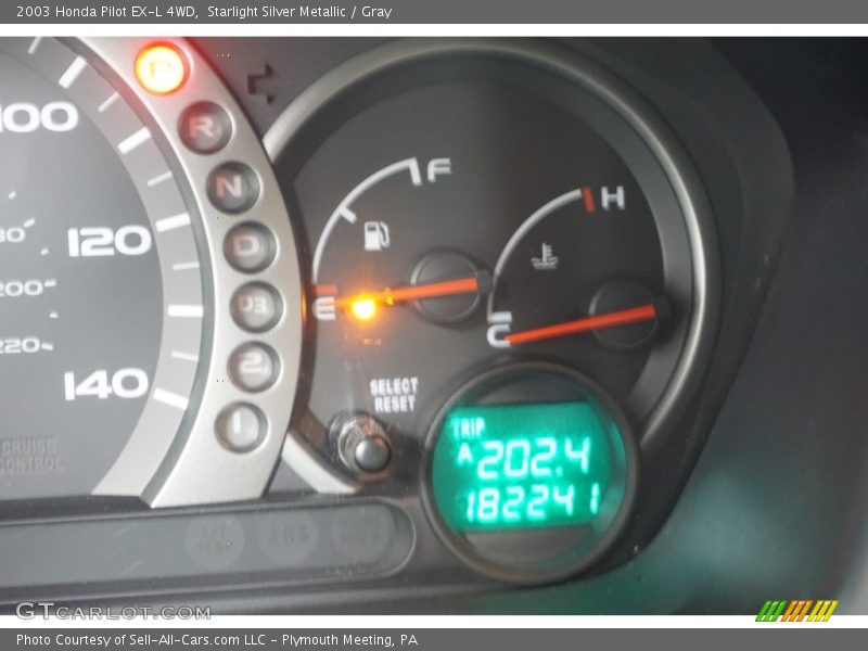 Starlight Silver Metallic / Gray 2003 Honda Pilot EX-L 4WD
