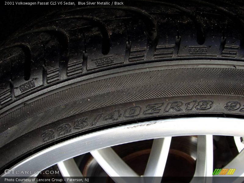 Blue Silver Metallic / Black 2001 Volkswagen Passat GLS V6 Sedan