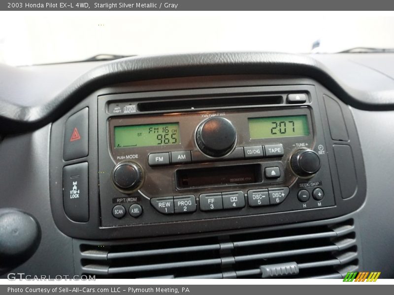 Starlight Silver Metallic / Gray 2003 Honda Pilot EX-L 4WD