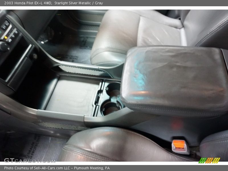 Starlight Silver Metallic / Gray 2003 Honda Pilot EX-L 4WD