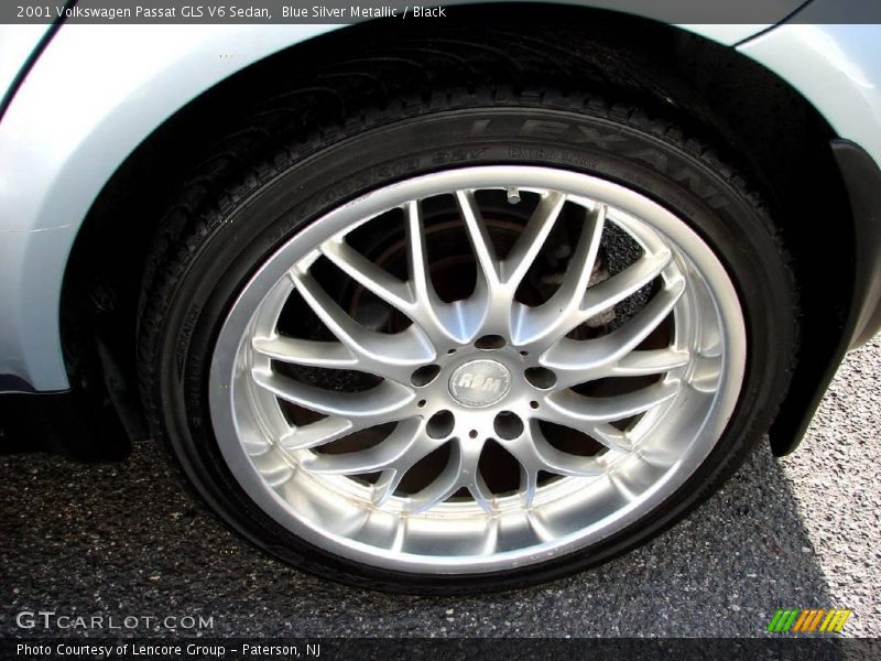 Blue Silver Metallic / Black 2001 Volkswagen Passat GLS V6 Sedan