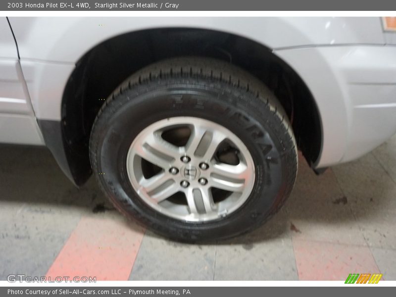 Starlight Silver Metallic / Gray 2003 Honda Pilot EX-L 4WD