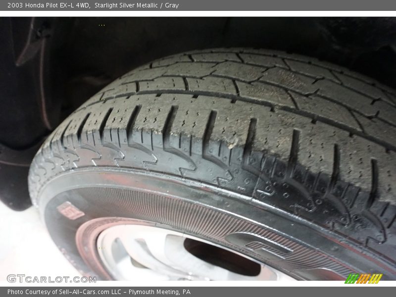 Starlight Silver Metallic / Gray 2003 Honda Pilot EX-L 4WD