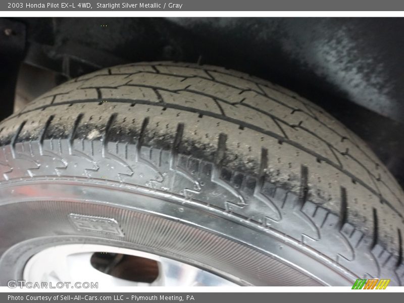 Starlight Silver Metallic / Gray 2003 Honda Pilot EX-L 4WD