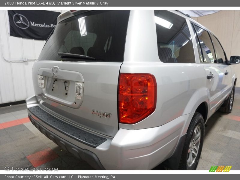 Starlight Silver Metallic / Gray 2003 Honda Pilot EX-L 4WD