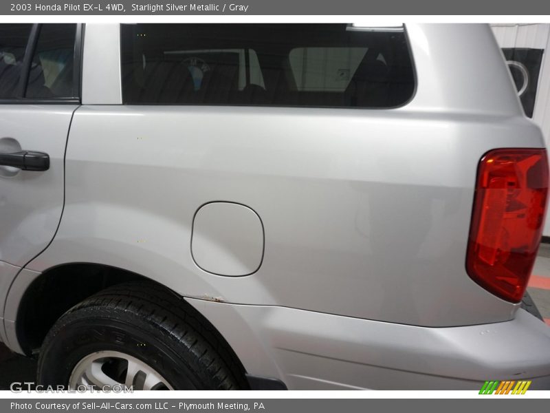 Starlight Silver Metallic / Gray 2003 Honda Pilot EX-L 4WD