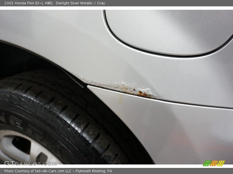 Starlight Silver Metallic / Gray 2003 Honda Pilot EX-L 4WD