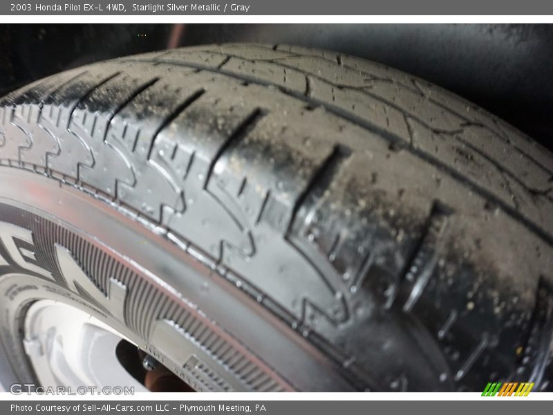 Starlight Silver Metallic / Gray 2003 Honda Pilot EX-L 4WD