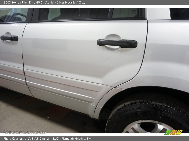 Starlight Silver Metallic / Gray 2003 Honda Pilot EX-L 4WD