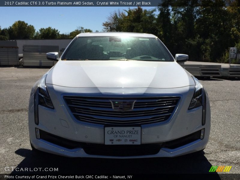 Crystal White Tricoat / Jet Black 2017 Cadillac CT6 3.0 Turbo Platinum AWD Sedan