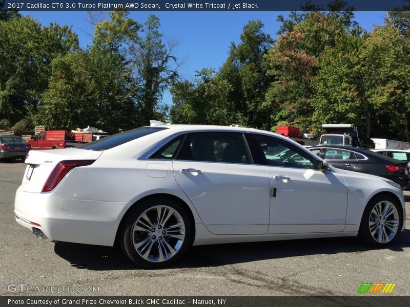 Crystal White Tricoat / Jet Black 2017 Cadillac CT6 3.0 Turbo Platinum AWD Sedan