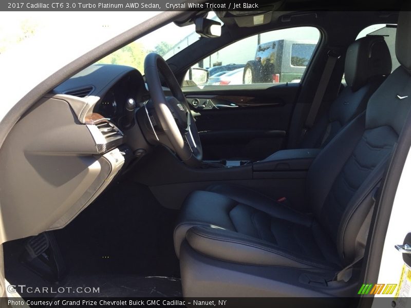 Crystal White Tricoat / Jet Black 2017 Cadillac CT6 3.0 Turbo Platinum AWD Sedan