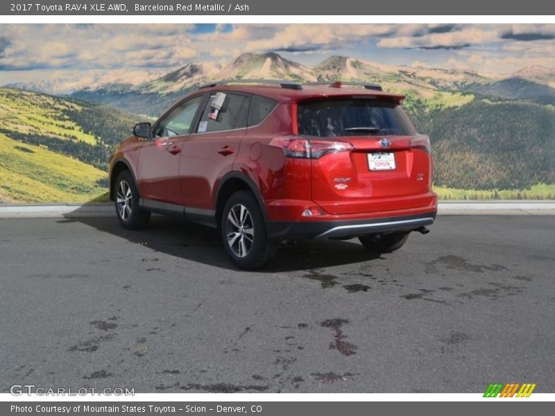 Barcelona Red Metallic / Ash 2017 Toyota RAV4 XLE AWD