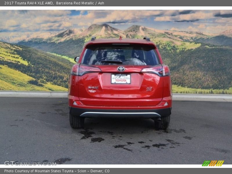 Barcelona Red Metallic / Ash 2017 Toyota RAV4 XLE AWD