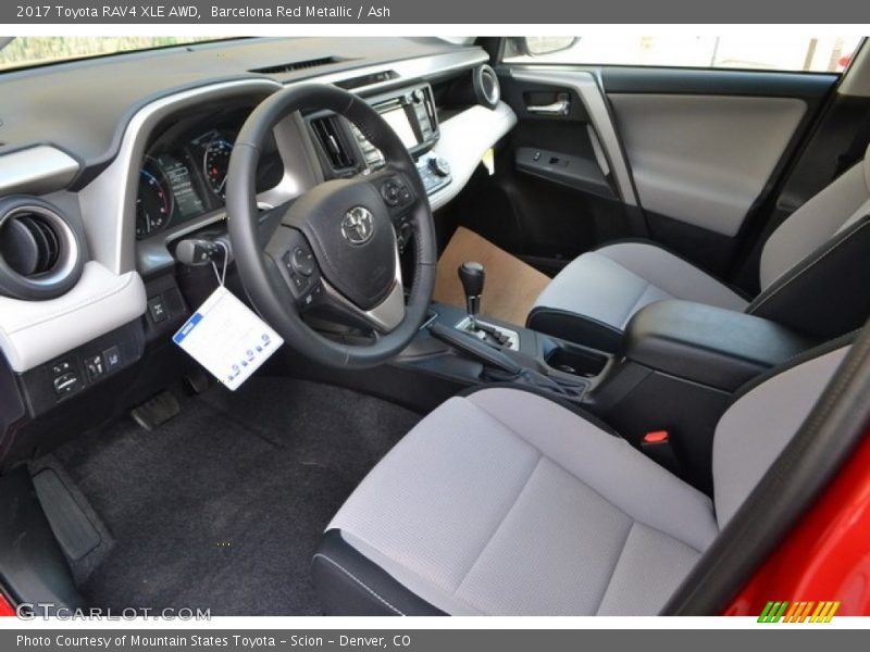 Barcelona Red Metallic / Ash 2017 Toyota RAV4 XLE AWD