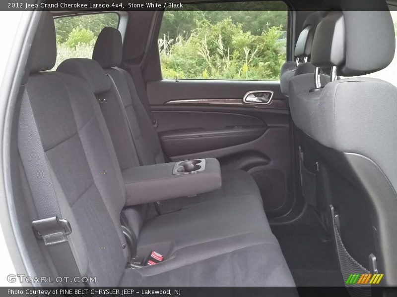 Stone White / Black 2012 Jeep Grand Cherokee Laredo 4x4