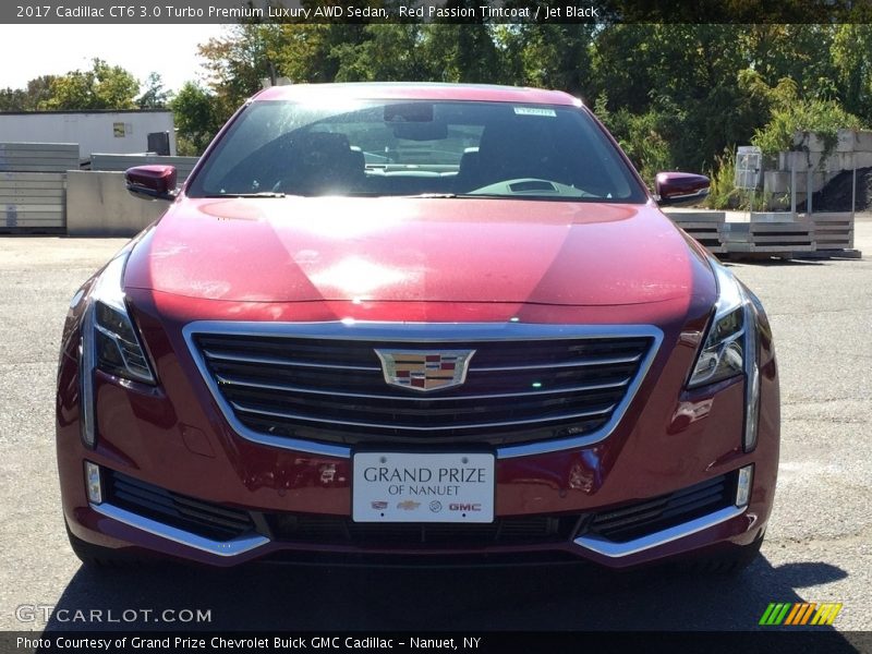 Red Passion Tintcoat / Jet Black 2017 Cadillac CT6 3.0 Turbo Premium Luxury AWD Sedan