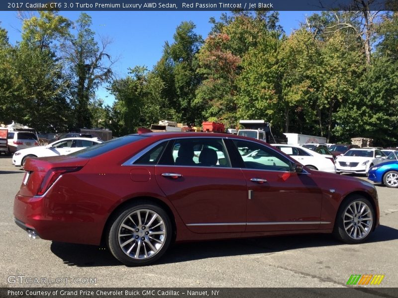 Red Passion Tintcoat / Jet Black 2017 Cadillac CT6 3.0 Turbo Premium Luxury AWD Sedan