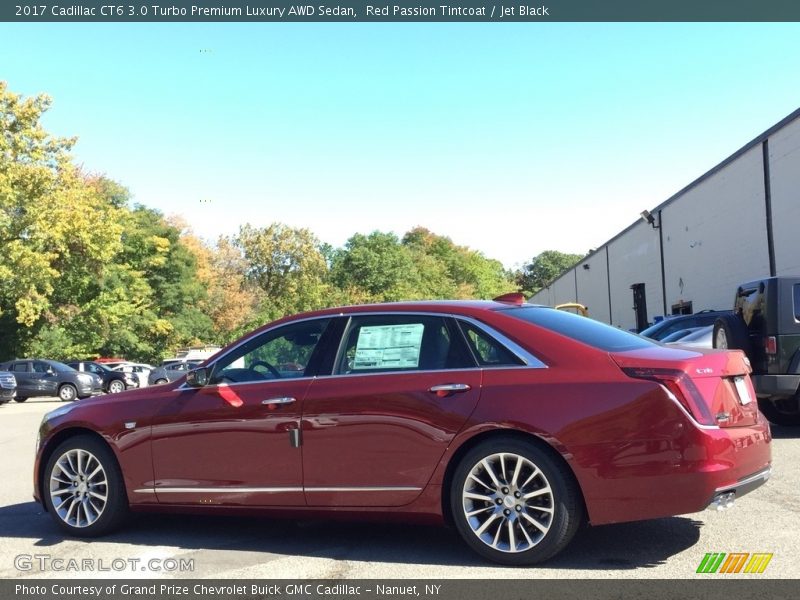 Red Passion Tintcoat / Jet Black 2017 Cadillac CT6 3.0 Turbo Premium Luxury AWD Sedan