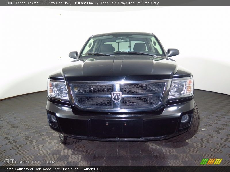 Brilliant Black / Dark Slate Gray/Medium Slate Gray 2008 Dodge Dakota SLT Crew Cab 4x4