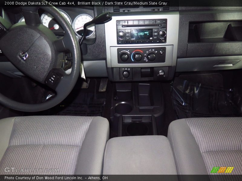 Brilliant Black / Dark Slate Gray/Medium Slate Gray 2008 Dodge Dakota SLT Crew Cab 4x4