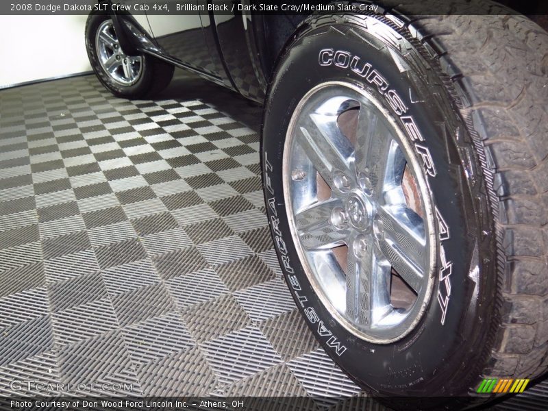 Brilliant Black / Dark Slate Gray/Medium Slate Gray 2008 Dodge Dakota SLT Crew Cab 4x4