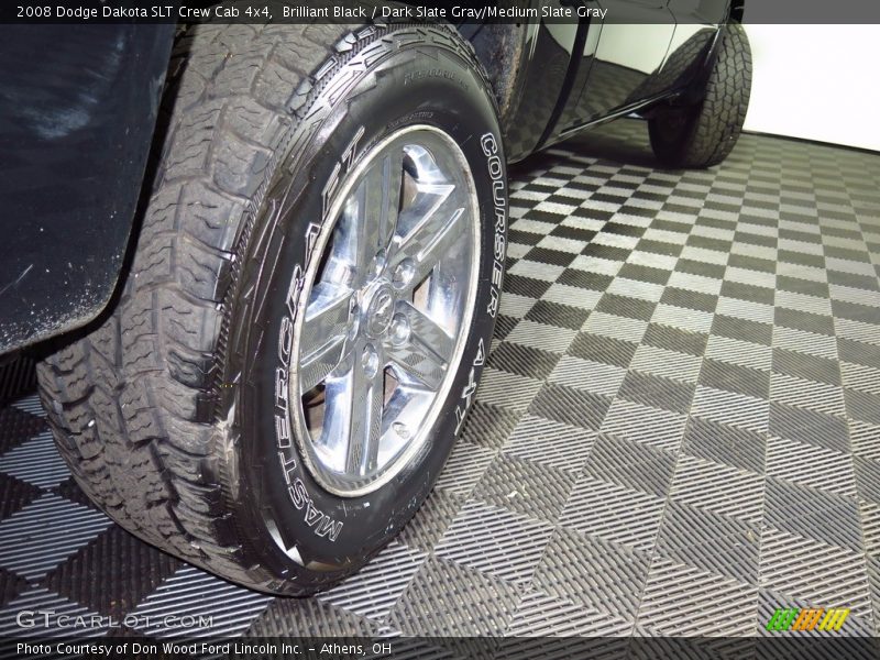 Brilliant Black / Dark Slate Gray/Medium Slate Gray 2008 Dodge Dakota SLT Crew Cab 4x4