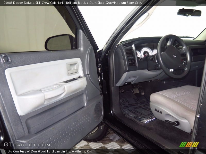 Brilliant Black / Dark Slate Gray/Medium Slate Gray 2008 Dodge Dakota SLT Crew Cab 4x4