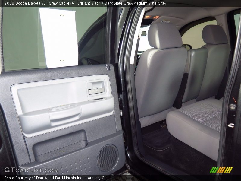 Brilliant Black / Dark Slate Gray/Medium Slate Gray 2008 Dodge Dakota SLT Crew Cab 4x4