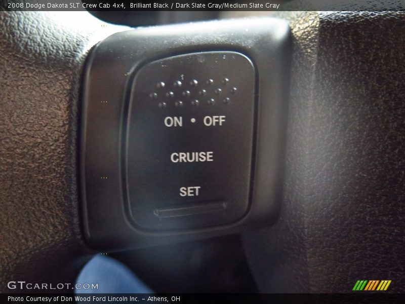 Brilliant Black / Dark Slate Gray/Medium Slate Gray 2008 Dodge Dakota SLT Crew Cab 4x4