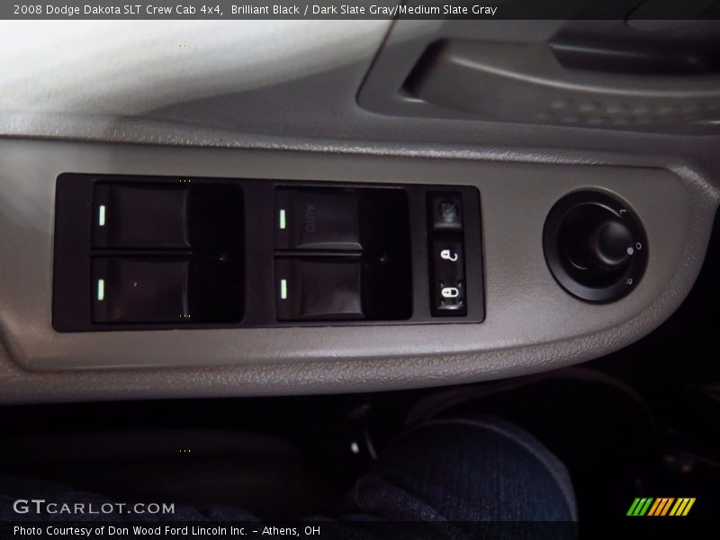 Brilliant Black / Dark Slate Gray/Medium Slate Gray 2008 Dodge Dakota SLT Crew Cab 4x4