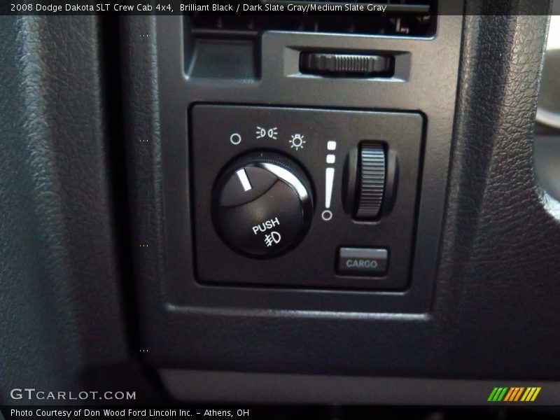 Brilliant Black / Dark Slate Gray/Medium Slate Gray 2008 Dodge Dakota SLT Crew Cab 4x4