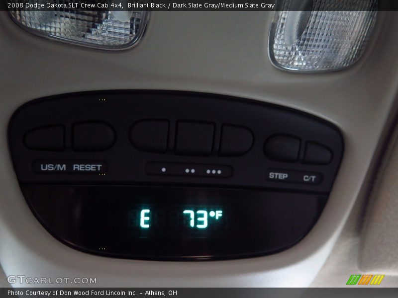 Brilliant Black / Dark Slate Gray/Medium Slate Gray 2008 Dodge Dakota SLT Crew Cab 4x4