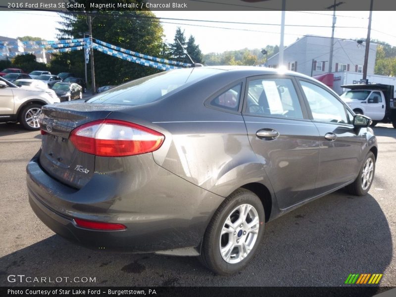 Magnetic Metallic / Charcoal Black 2016 Ford Fiesta SE Sedan