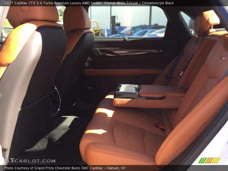 Crystal White Tricoat / Cinnamon/Jet Black 2017 Cadillac CT6 3.0 Turbo Premium Luxury AWD Sedan