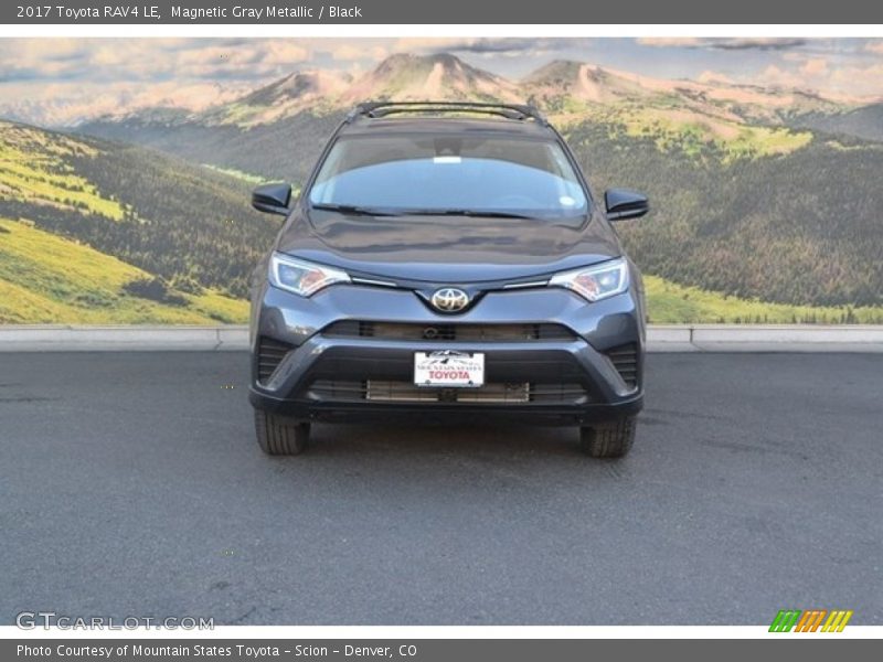 Magnetic Gray Metallic / Black 2017 Toyota RAV4 LE