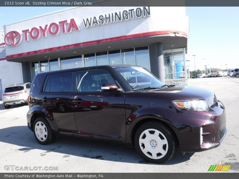 Sizzling Crimson Mica / Dark Gray 2013 Scion xB