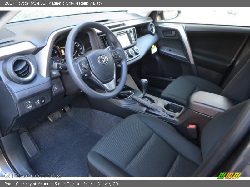 Magnetic Gray Metallic / Black 2017 Toyota RAV4 LE
