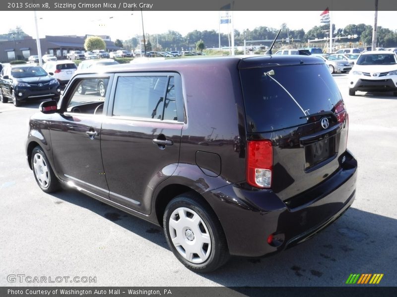 Sizzling Crimson Mica / Dark Gray 2013 Scion xB