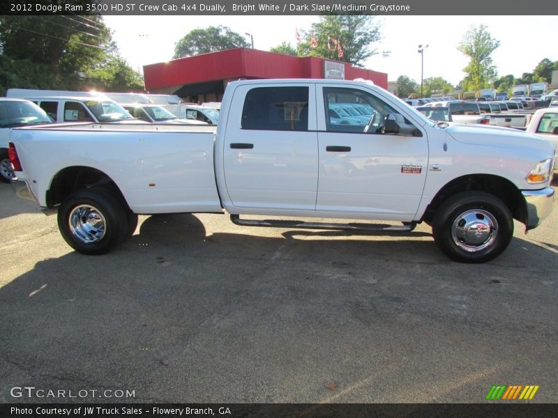 Bright White / Dark Slate/Medium Graystone 2012 Dodge Ram 3500 HD ST Crew Cab 4x4 Dually