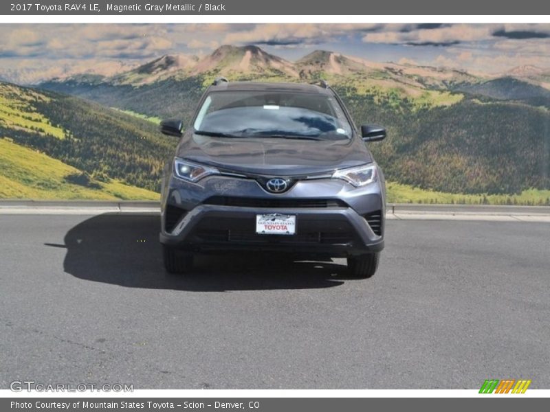 Magnetic Gray Metallic / Black 2017 Toyota RAV4 LE