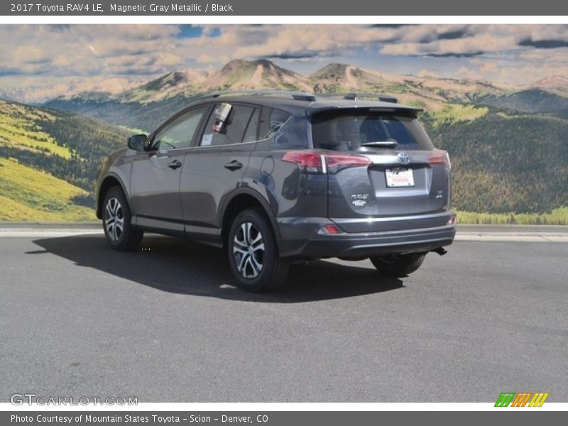 Magnetic Gray Metallic / Black 2017 Toyota RAV4 LE