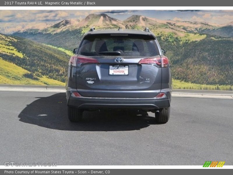 Magnetic Gray Metallic / Black 2017 Toyota RAV4 LE